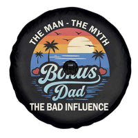 Bonus Dad Spare Tire Cover The Man Myth Bad Influence Step Dad Fathers Day Gift