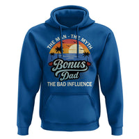 Bonus Dad Hoodie The Man Myth Bad Influence Step Dad Fathers Day Gift
