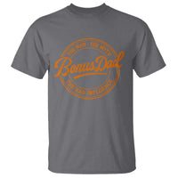 Bonus Dad T Shirt Vintage The Man Myth Bad Influence Funny Step Dad