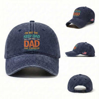 Bonus Dad Washed Cotton Baseball Cap Not The Step Dad Im The Dad That Stepped Up