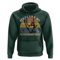 Bonus Dad Hoodie Retro Feral Raccoon Stepdad Gifts From Bonus Daughter Stepdaughter