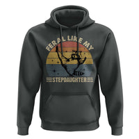 Bonus Dad Hoodie Retro Feral Raccoon Stepdad Gifts From Bonus Daughter Stepdaughter