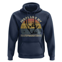 Bonus Dad Hoodie Retro Feral Raccoon Stepdad Gifts From Bonus Daughter Stepdaughter
