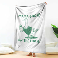 Silly Goose Mom Throw Blanket New Mom Pregnancy Announcement Mothers Day