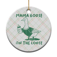 Silly Goose Mom Ceramic Ornament New Mom Pregnancy Announcement Mothers Day