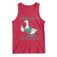 Silly Goose Mom Tank Top New Mom Pregnancy Announcement Mothers Day