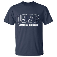 Vintage 1976 Limited Edition T Shirt 50 Year Old Gift Retro Varsity 50th Birthday