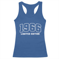 Vintage 1966 Limited Edition Racerback Tank Top 60 Year Old Gift Retro Varsity 60th Birthday