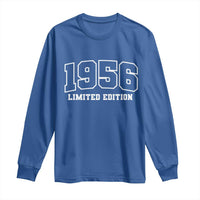 Vintage 1956 Limited Edition Long Sleeve Shirt 70 Year Old Gift Retro Varsity 70th Birthday