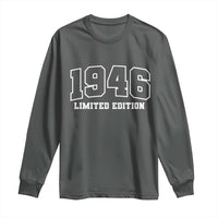 Vintage 1946 Limited Edition Long Sleeve Shirt 80 Year Old Gift Retro Varsity 80th Birthday