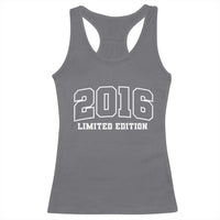 Vintage 2016 Limited Edition Racerback Tank Top 10 Year Old Gift Retro Varsity 10th Birthday
