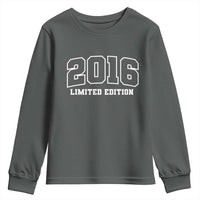 Vintage 2016 Limited Edition Youth Sweatshirt 10 Year Old Gift Retro Varsity 10th Birthday