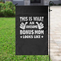 Funny Stepmom Garden Flag This Is What An Awesome Bonus Mom Looks Like