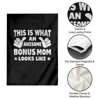 Funny Stepmom Garden Flag This Is What An Awesome Bonus Mom Looks Like