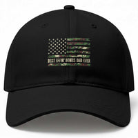 Best Effin Bonus Dad Ever Baseball Cap Funny Step Dad Camo American Flag