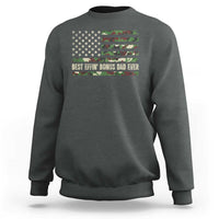 Best Effin Bonus Dad Ever Sweatshirt Funny Step Dad Camo American Flag