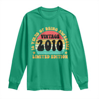 16th Birthday Long Sleeve Shirt Vintage 16yr 2010 Limited Edition 16 Year Old Gift
