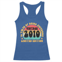 16th Birthday Racerback Tank Top Vintage 16yr 2010 Limited Edition 16 Year Old Gift