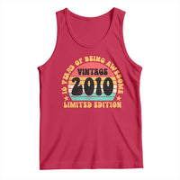 16th Birthday Tank Top Vintage 16yr 2010 Limited Edition 16 Year Old Gift