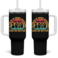 16th Birthday Tumbler With Handle Vintage 16yr 2010 Limited Edition 16 Year Old Gift