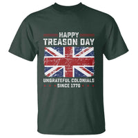 Happy Treason Day Ungrateful Colonials T Shirt Funny 4th of July British Flag