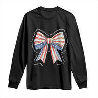 Patriotic Coquette 4th Of July Long Sleeve Shirt God Bless America - Wonder Print Shop