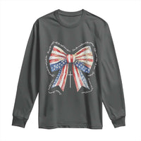 Patriotic Coquette 4th Of July Long Sleeve Shirt God Bless America - Wonder Print Shop