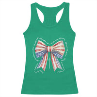 Patriotic Coquette 4th Of July Racerback Tank Top God Bless America - Wonder Print Shop
