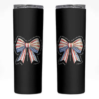 Patriotic Coquette 4th Of July Skinny Tumbler God Bless America - Wonder Print Shop