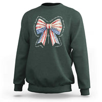 Patriotic Coquette 4th Of July Sweatshirt God Bless America - Wonder Print Shop