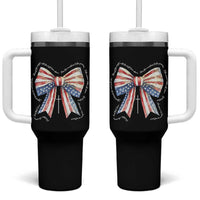 Patriotic Coquette 4th Of July Tumbler With Handle God Bless America - Wonder Print Shop