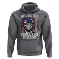 Funny Abe Lincoln 4th Of July Hoodie My Farts Smell Like Freedom American Flag - Wonder Print Shop
