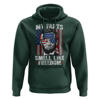 Funny Abe Lincoln 4th Of July Hoodie My Farts Smell Like Freedom American Flag - Wonder Print Shop