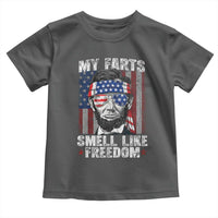 Funny Abe Lincoln 4th Of July Toddler T Shirt My Farts Smell Like Freedom American Flag - Wonder Print Shop