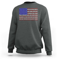 Vintage American Flag Sweatshirt With States 4th Of July - Wonder Print Shop