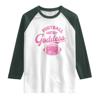 Fantasy Football Goddess Raglan Shirt Sports Party Gifts - Wonder Print Shop