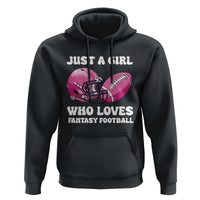 Funny Just A Girl Who Loves Fantasy Football Hoodie - Wonder Print Shop