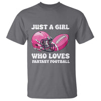 Funny Just A Girl Who Loves Fantasy Football T Shirt - Wonder Print Shop