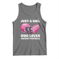 Funny Just A Girl Who Loves Fantasy Football Tank Top - Wonder Print Shop