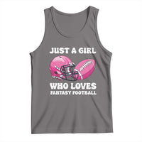Funny Just A Girl Who Loves Fantasy Football Tank Top - Wonder Print Shop