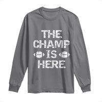 Funny Fantasy Football Champion Long Sleeve Shirt Champ Draft Party Commish FFL - Wonder Print Shop