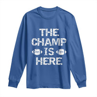 Funny Fantasy Football Champion Long Sleeve Shirt Champ Draft Party Commish FFL - Wonder Print Shop