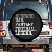 Husband Dad Fantasy Football Legend Spare Tire Cover Retro Fathers Day - Wonder Print Shop