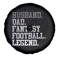 Husband Dad Fantasy Football Legend Spare Tire Cover Retro Fathers Day - Wonder Print Shop