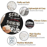 Funny Fantasy Football Player Throw Blanket Commissioner Draft Party - Wonder Print Shop