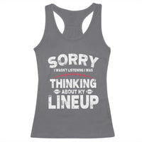 Funny Fantasy Football Player Racerback Tank Top Commissioner Draft Party - Wonder Print Shop