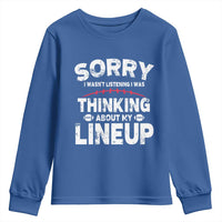 Funny Fantasy Football Player Youth Sweatshirt Commissioner Draft Party - Wonder Print Shop