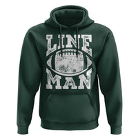 Football Linemen Hoodie Vintage Offensive Lineman - Wonder Print Shop