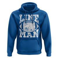 Football Linemen Hoodie Vintage Offensive Lineman - Wonder Print Shop