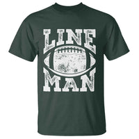 Football Linemen T Shirt Vintage Offensive Lineman - Wonder Print Shop